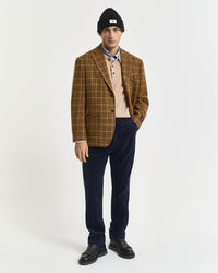 Relaxed fit ternet tweed blazer