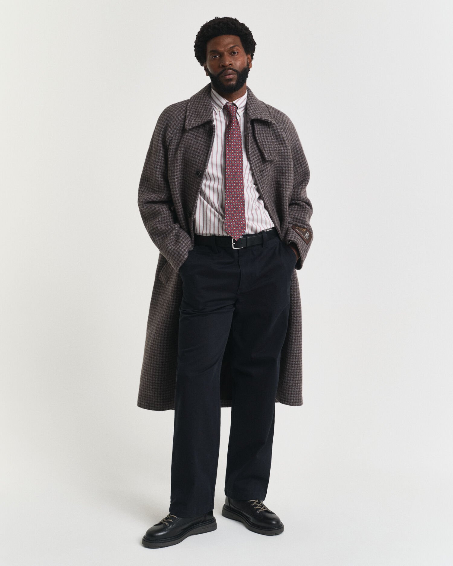 Regular fit stribet Archive Oxford-skjorte