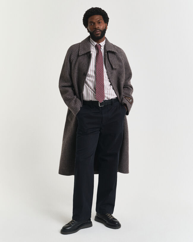 Regular fit stribet Archive Oxford-skjorte