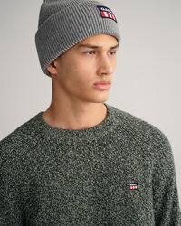 Crewneck sweater i snoet bomuld