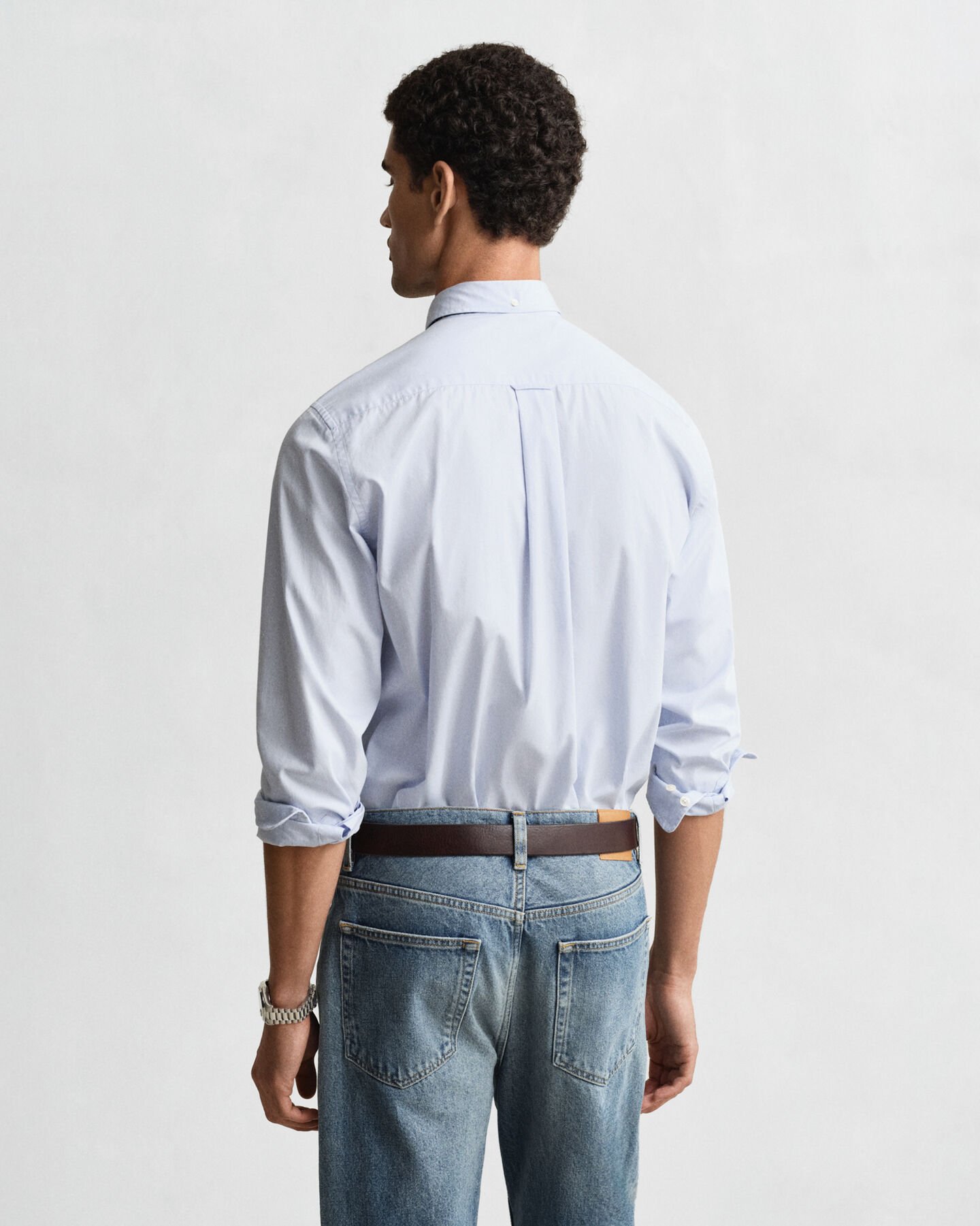 Regular fit klassisk poplin-skjorte