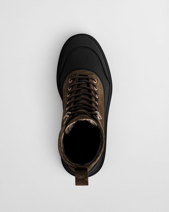 Blistown ruskindsstøvler med snørebånd