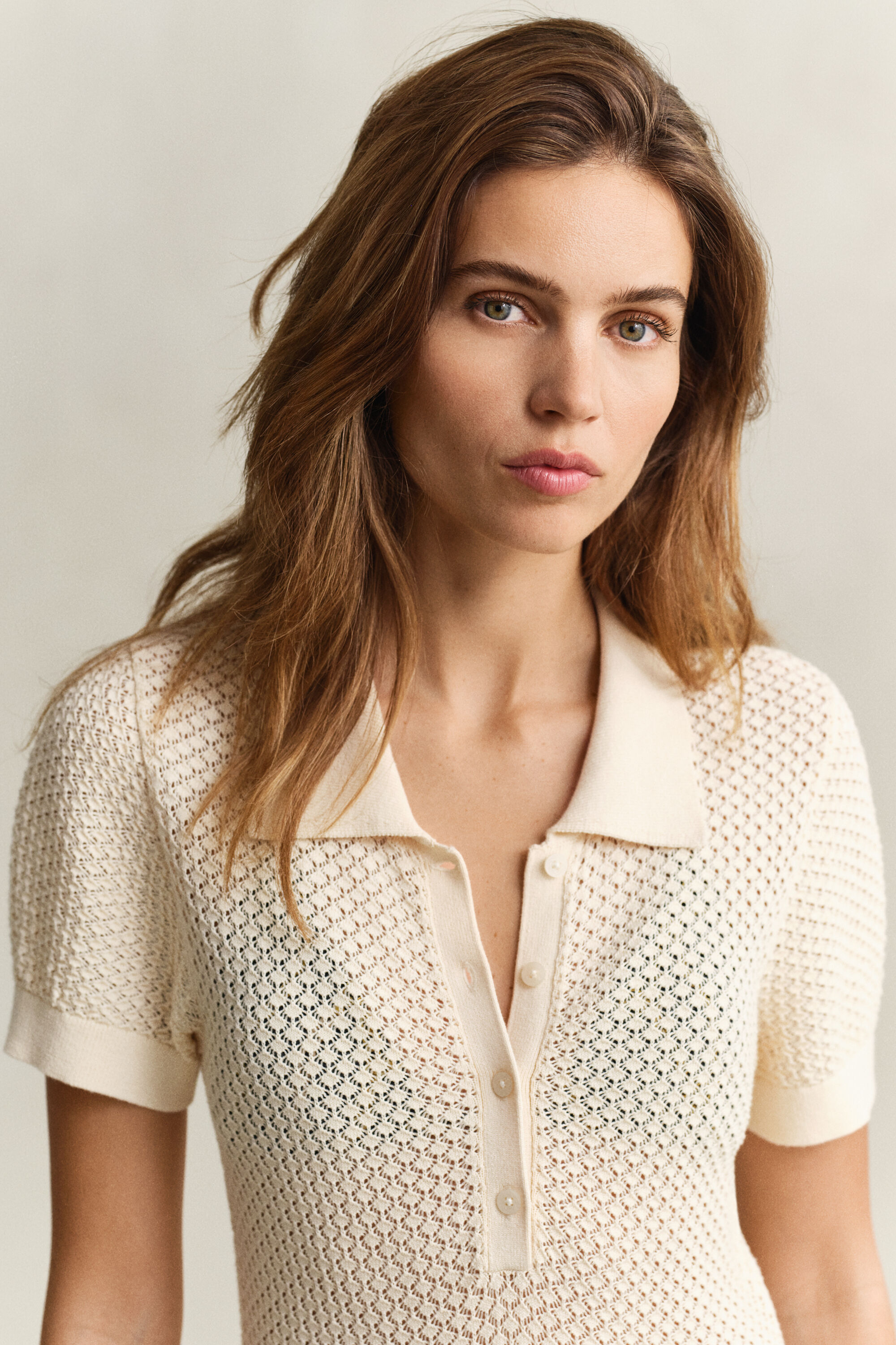 Blondestrikket Ruggerkjole