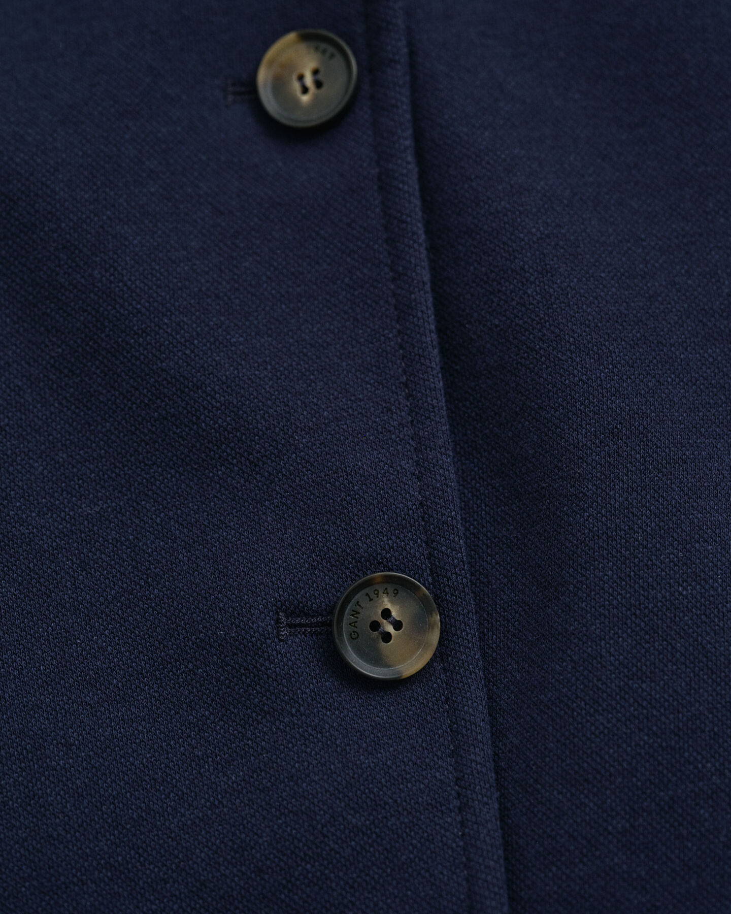 Slim fit piqué-blazer