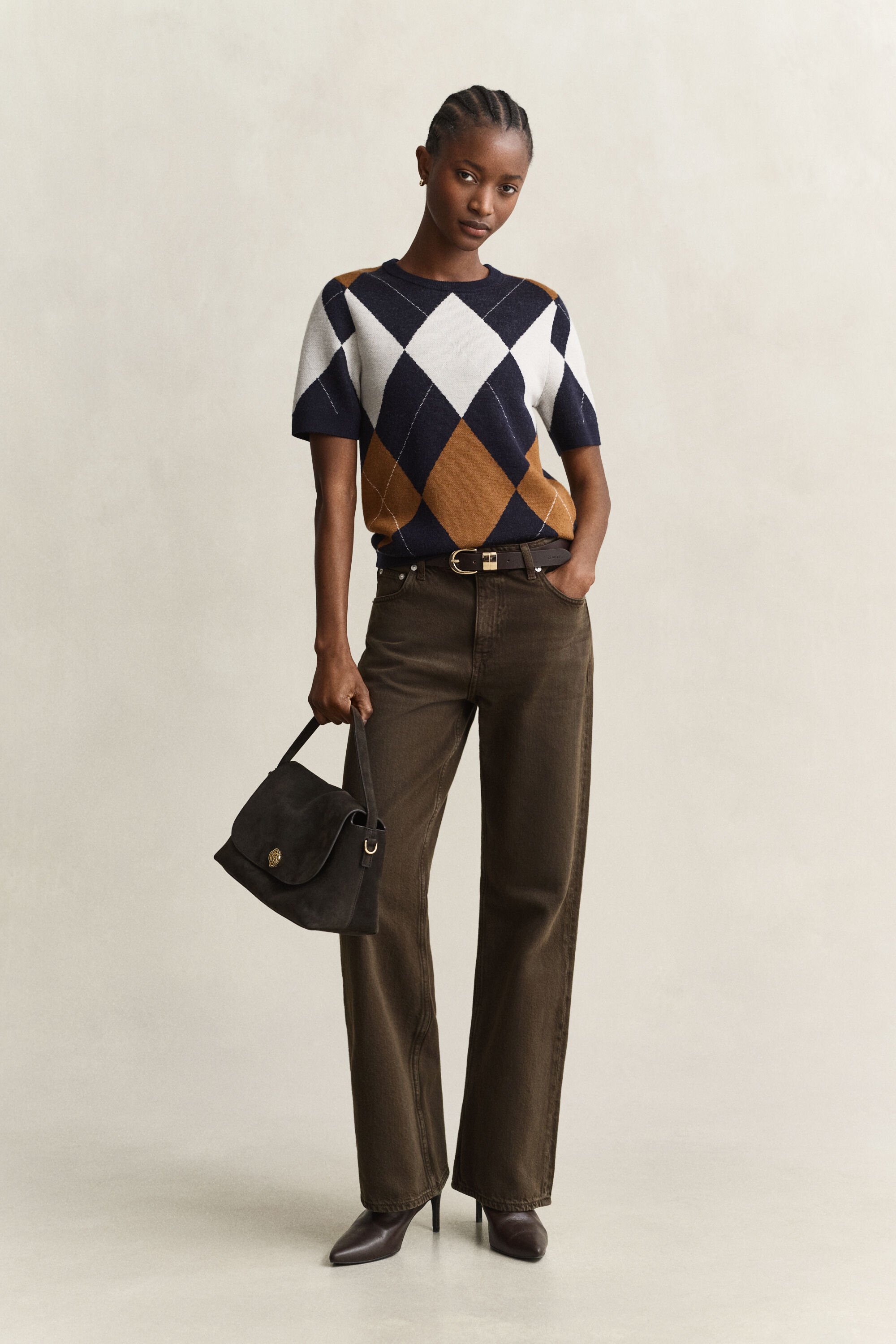 Relaxed farvede jeans