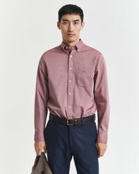 Regular fit klassisk poplin-skjorte