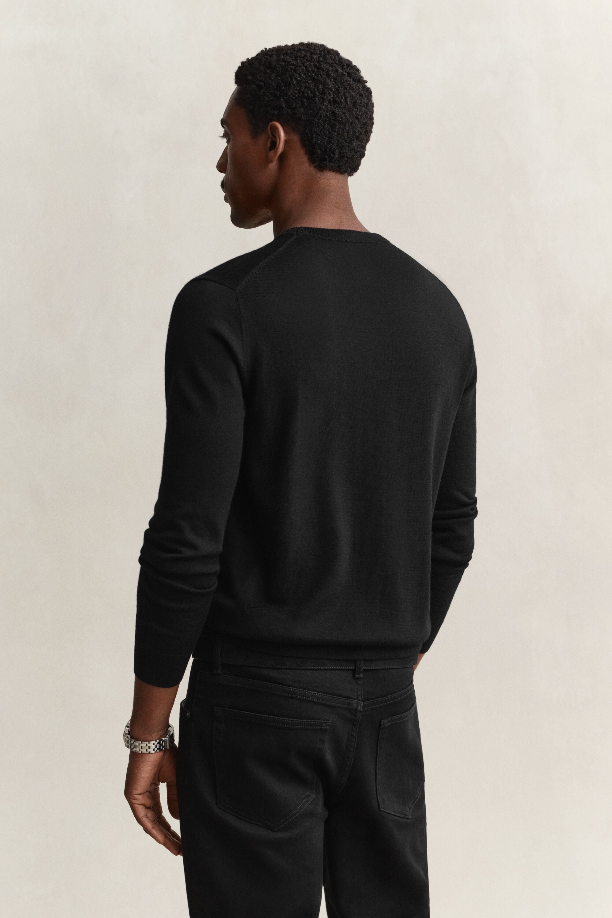 Crewneck sweater i merinould
