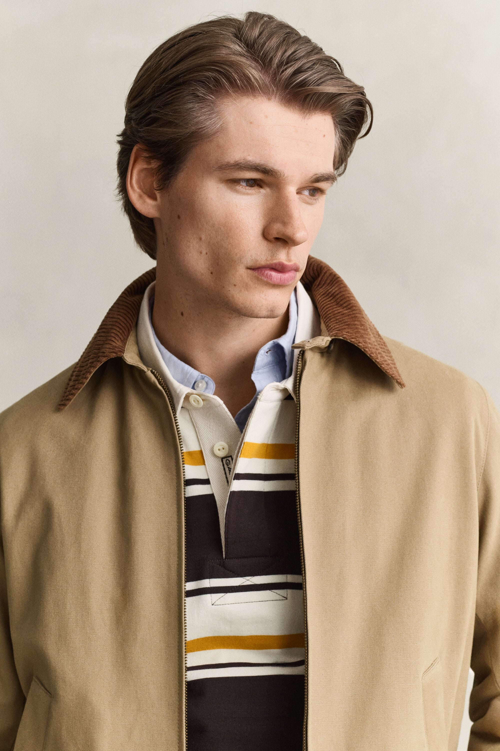 Harrington-jakke i moleskin