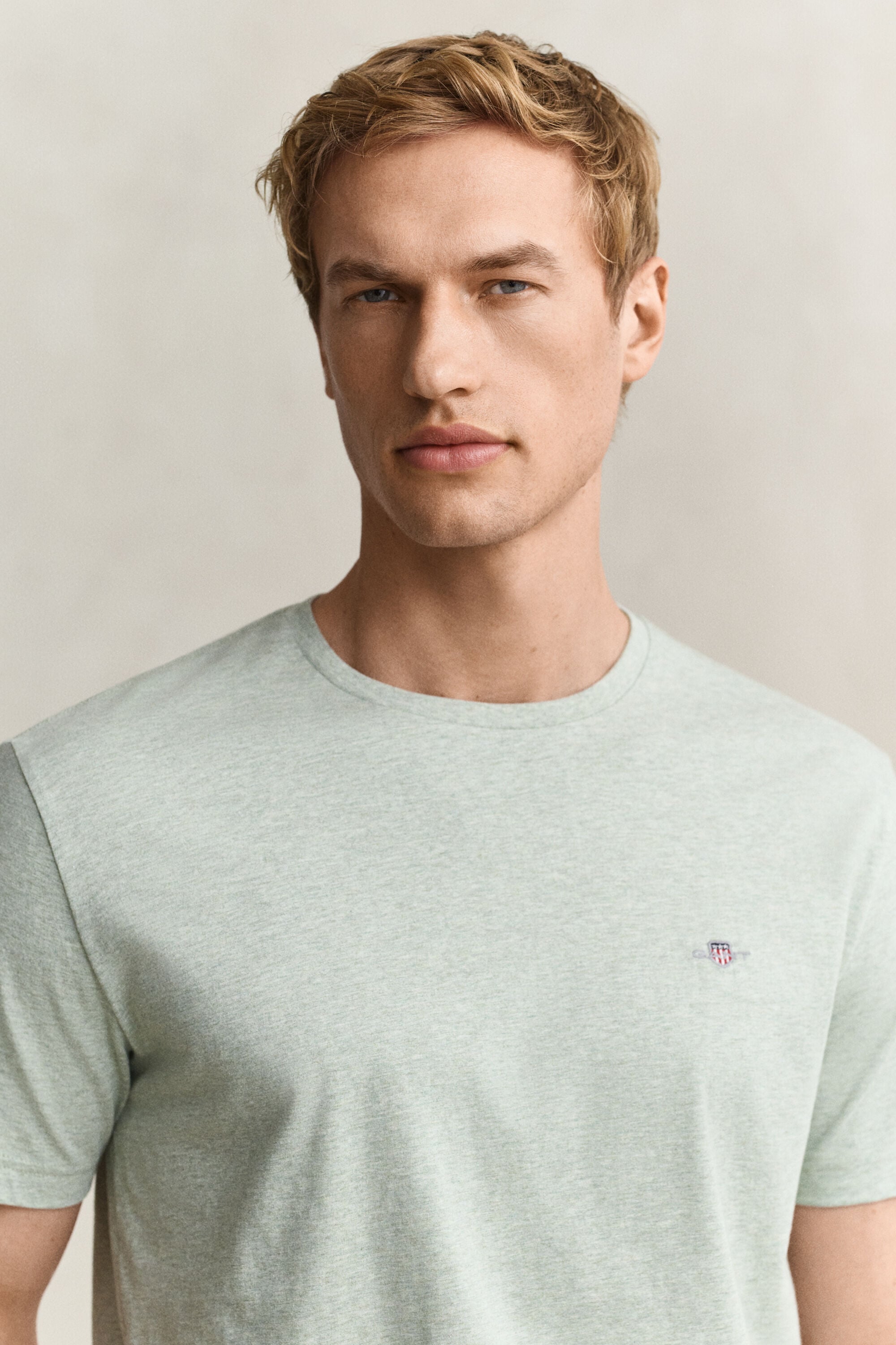 Regular T-shirt med skjold