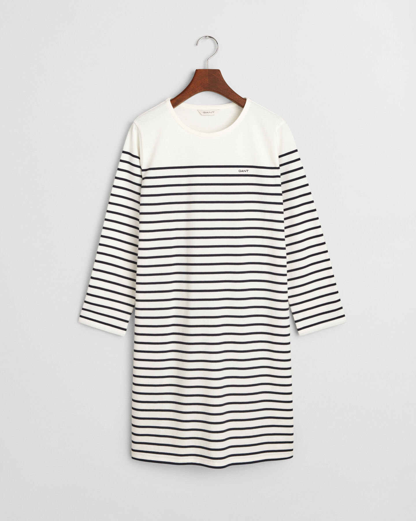 Breton kjole med crewneck