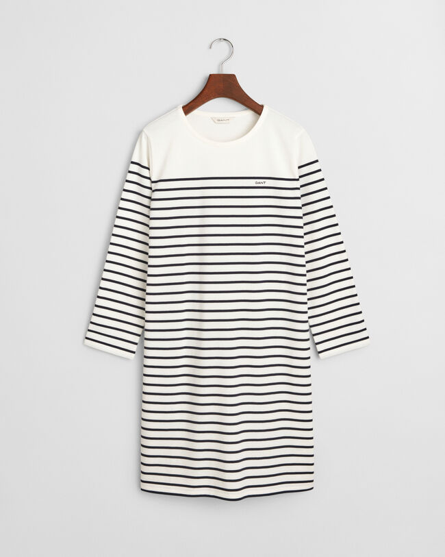 Breton kjole med crewneck