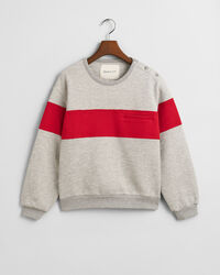 Crewneck sweatshirt med farveblokke