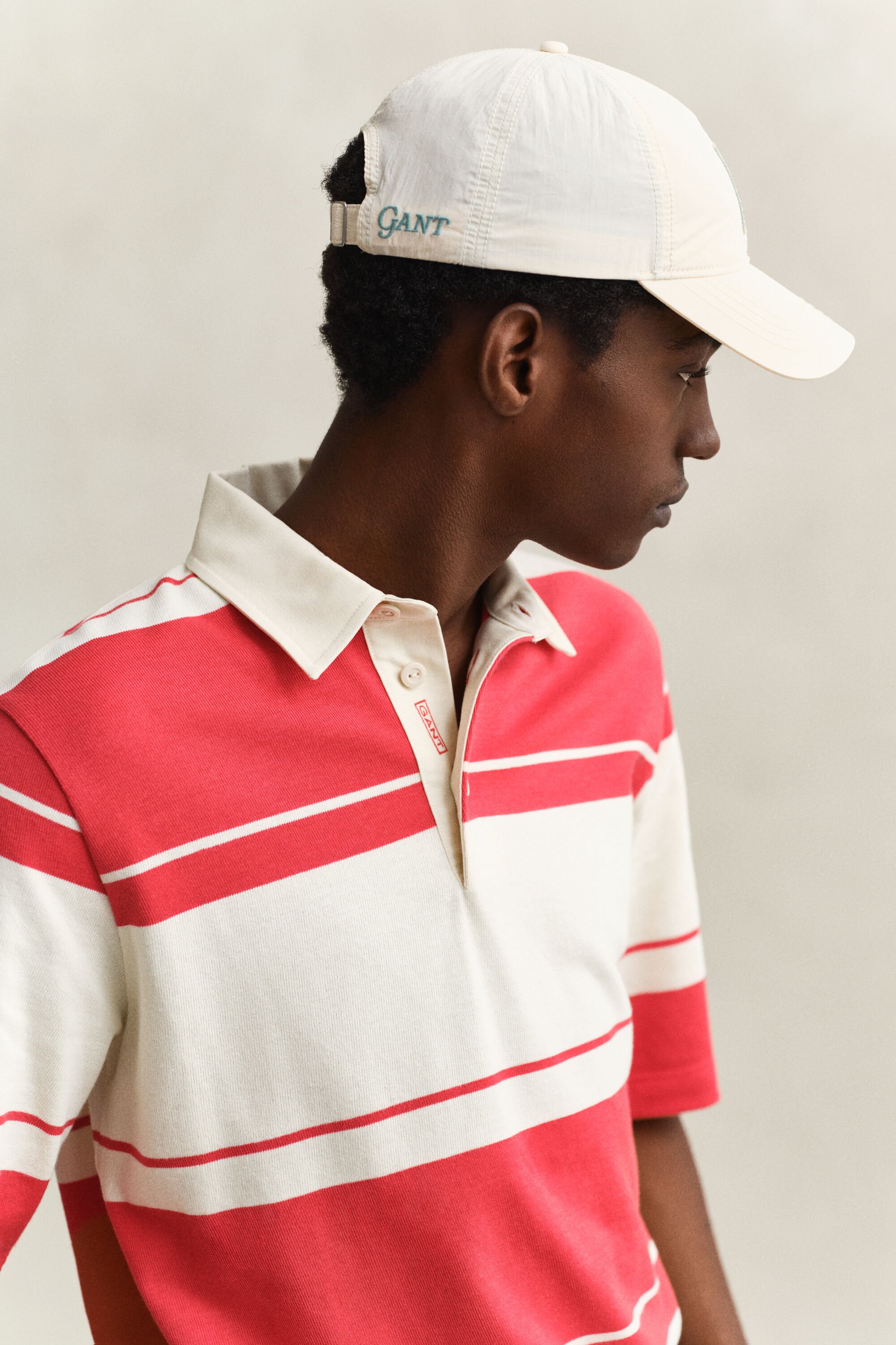 Rynket cap med grafik