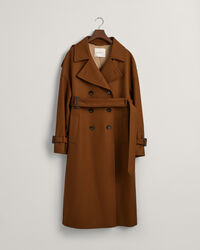 Trenchcoat i uldblanding