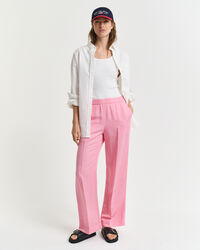 Relaxed fit pull-on bukser i h&oslash;rblanding