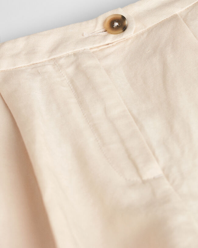 Skræddersyede shorts af hør