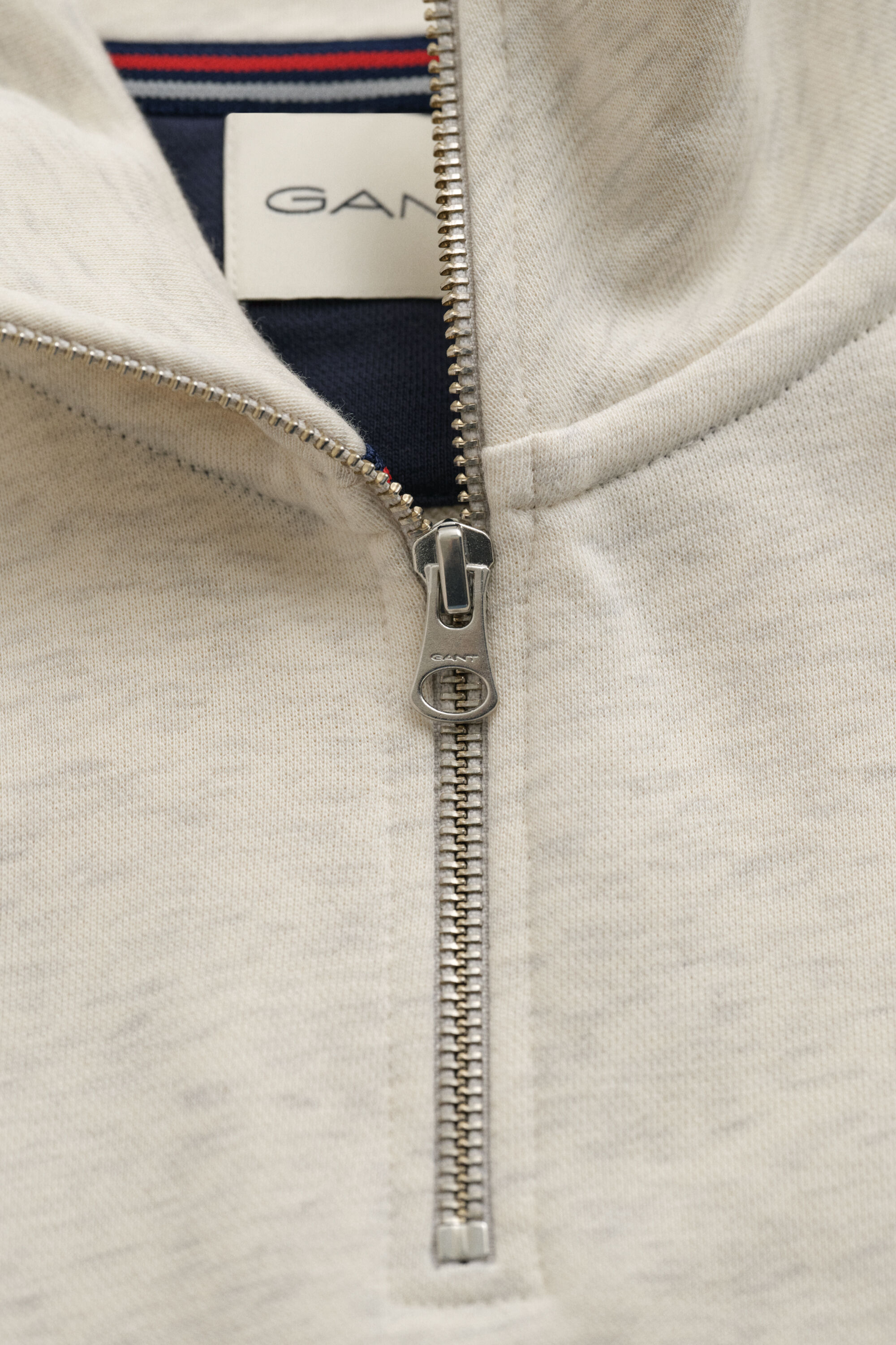 Shield sweatshirt med halv lynlås