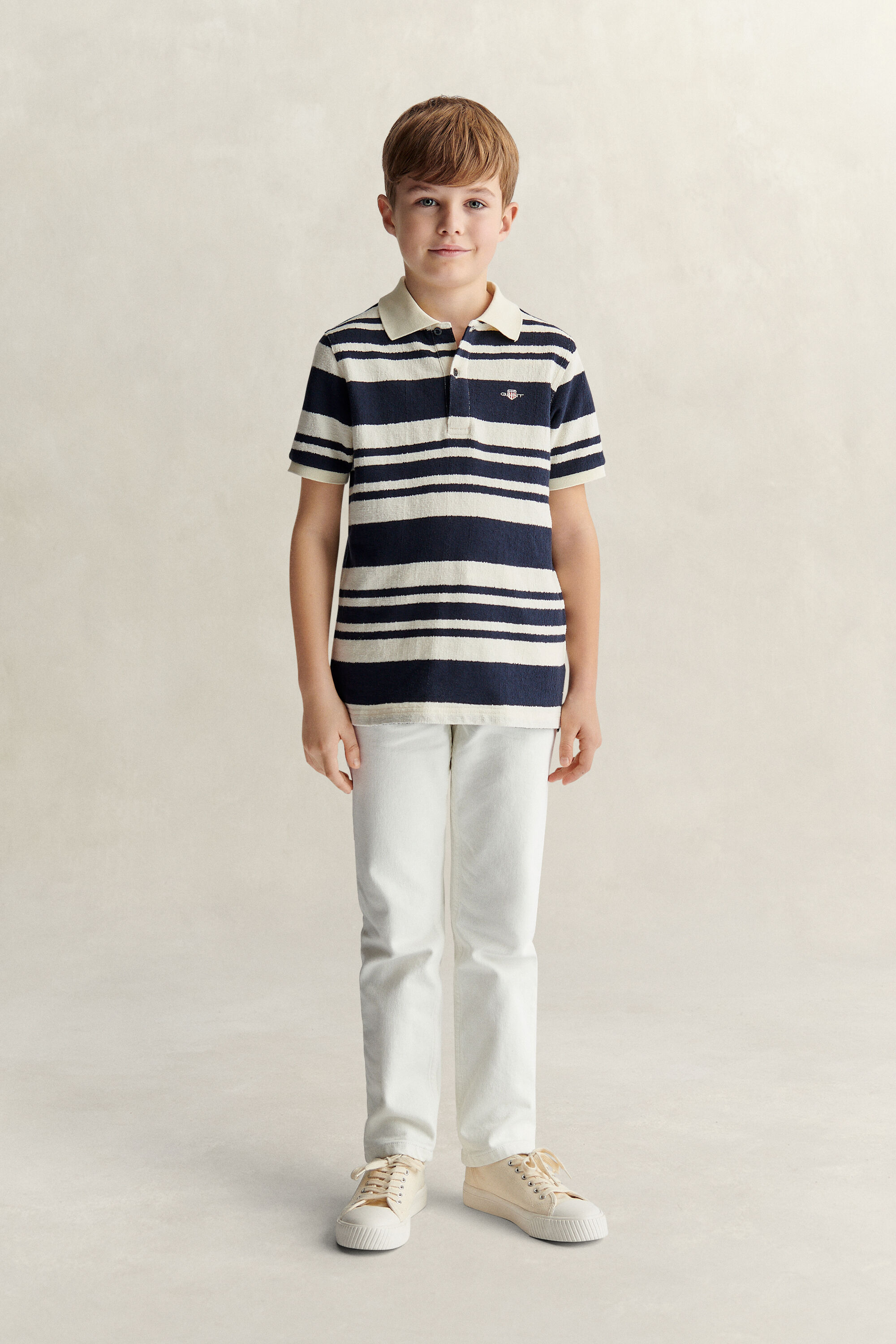 Teen Boys stribet poloskjorte