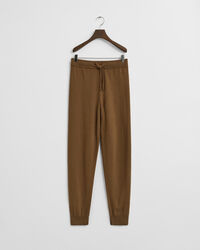 Strikkede bukser af ekstra fin lammeuld