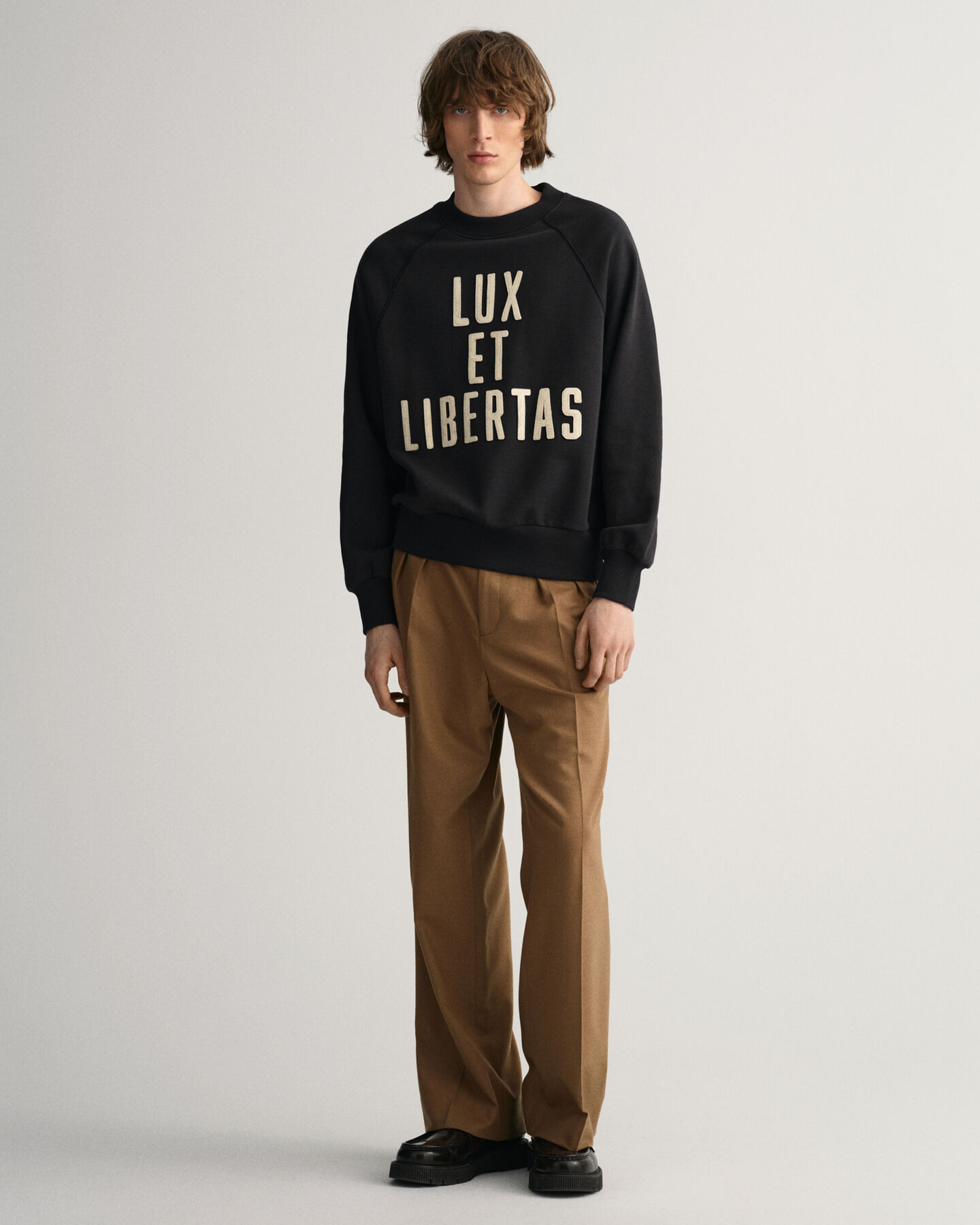 Luxe sweatshirt med crewneck