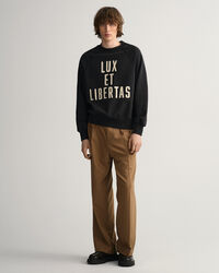 Luxe sweatshirt med crewneck