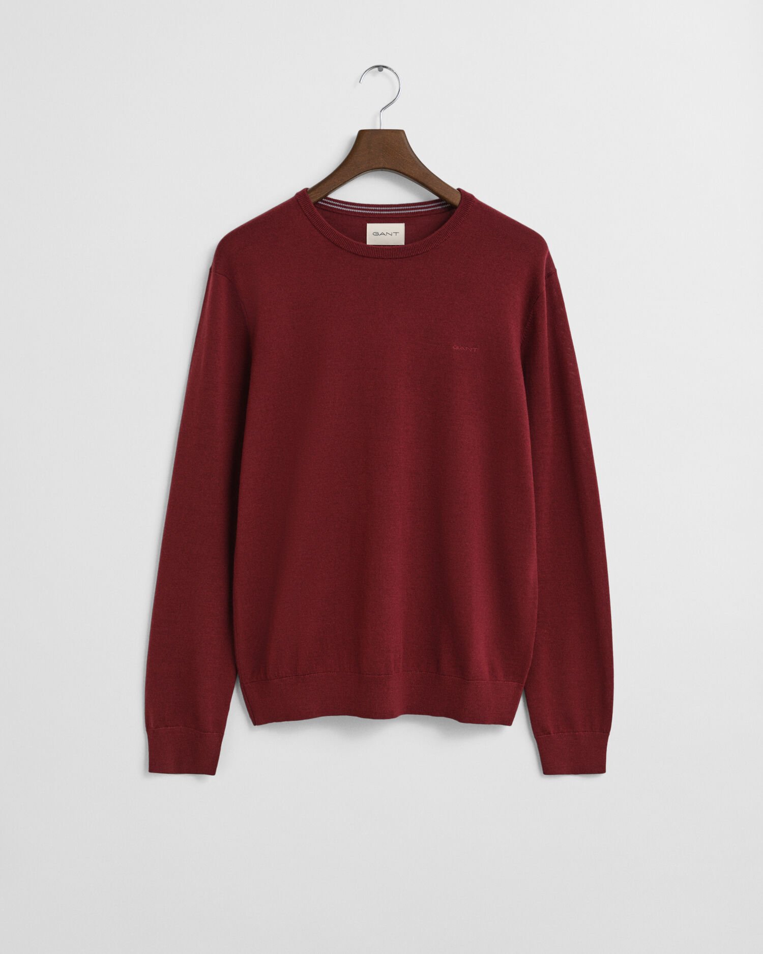 Crewneck sweater af ekstra fin merinould