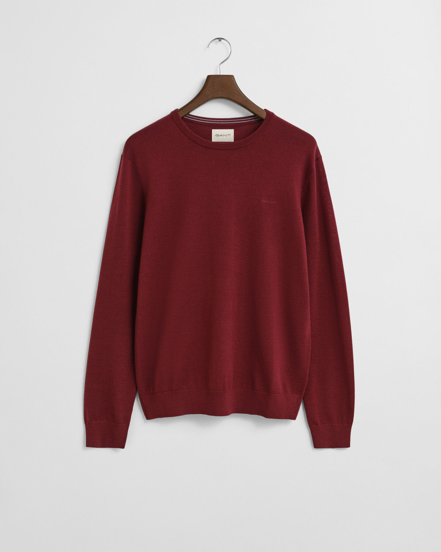 Crewneck sweater af ekstra fin merinould
