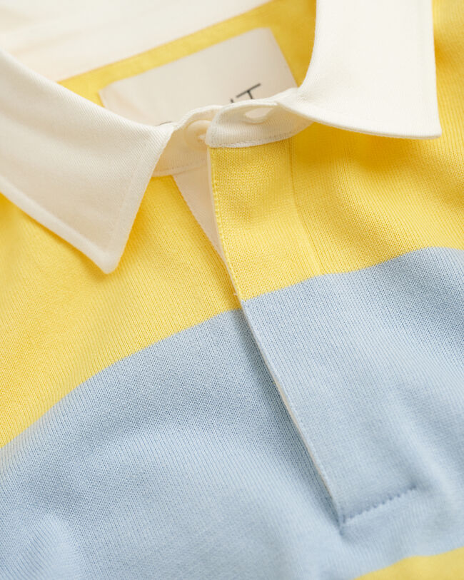 Stribet poloskjorte af bomuld