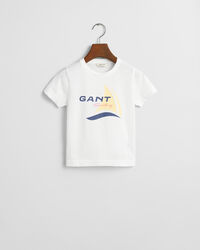 Kids GANT T-shirt med sejlads-grafik