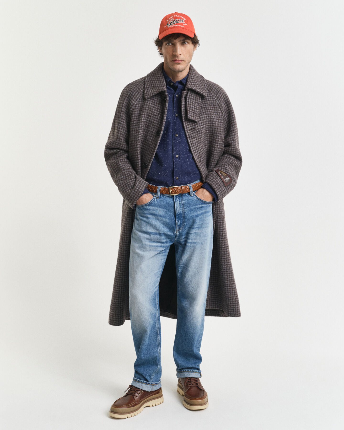 Regular fit flannelskjorte med nister