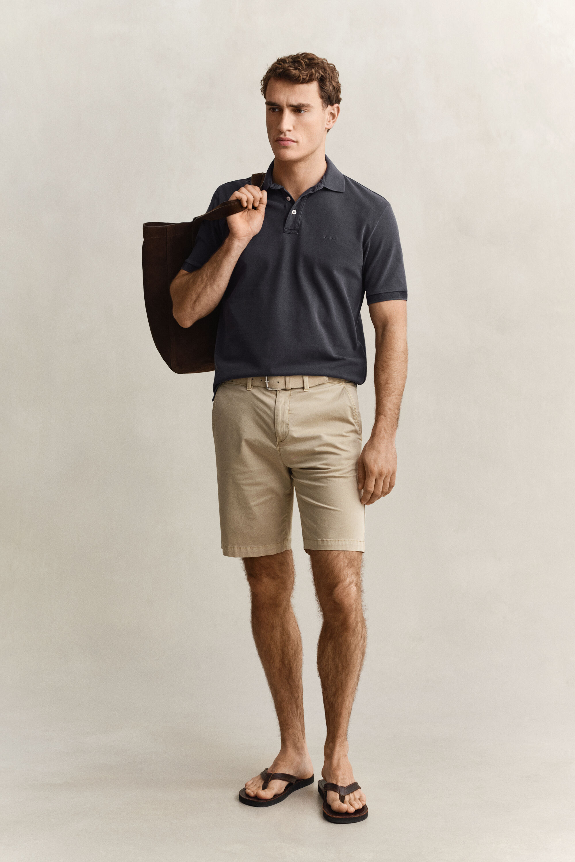 Sunfaded poloskjorte