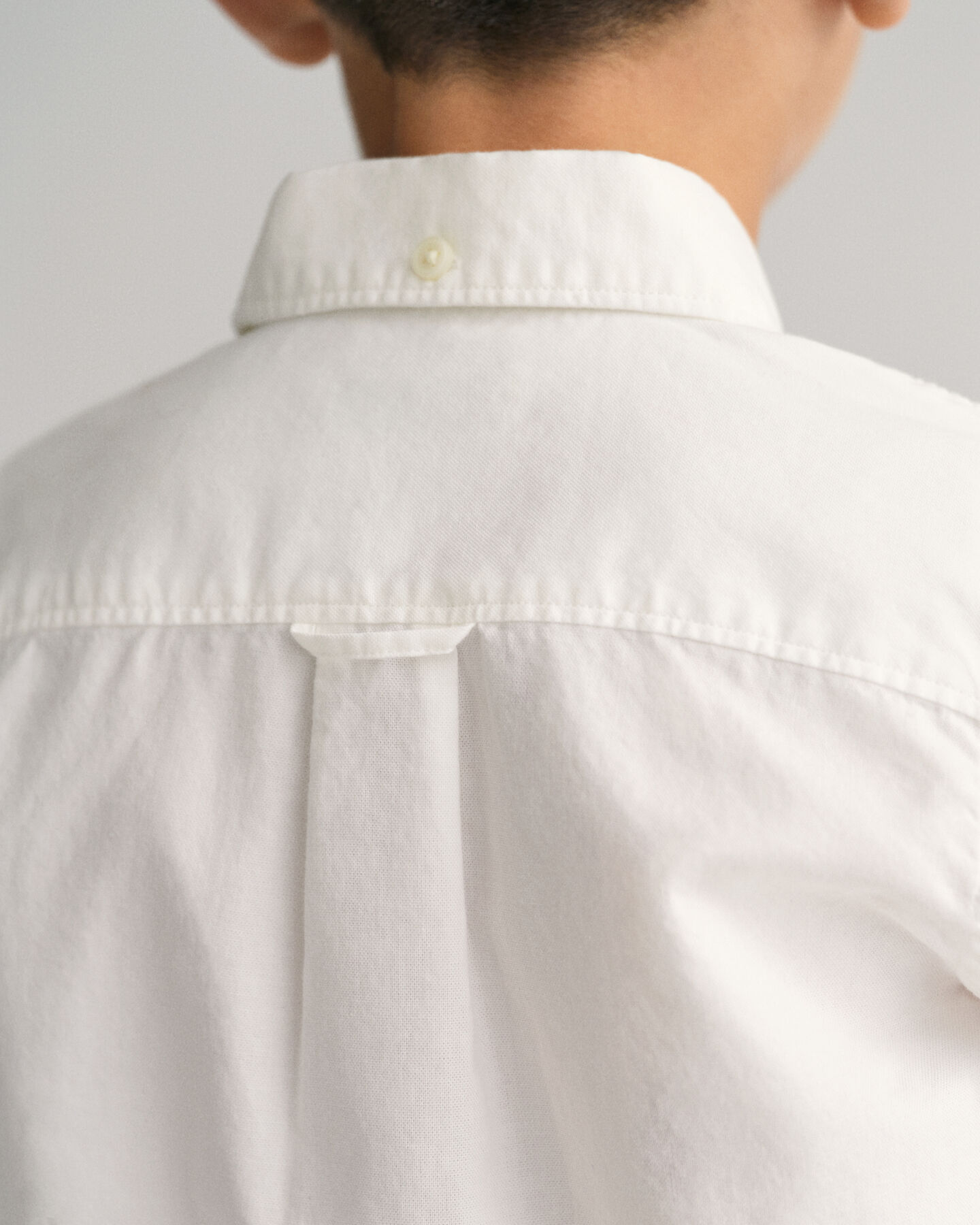 Kids oxford-skjorte med korte &aelig;rmer