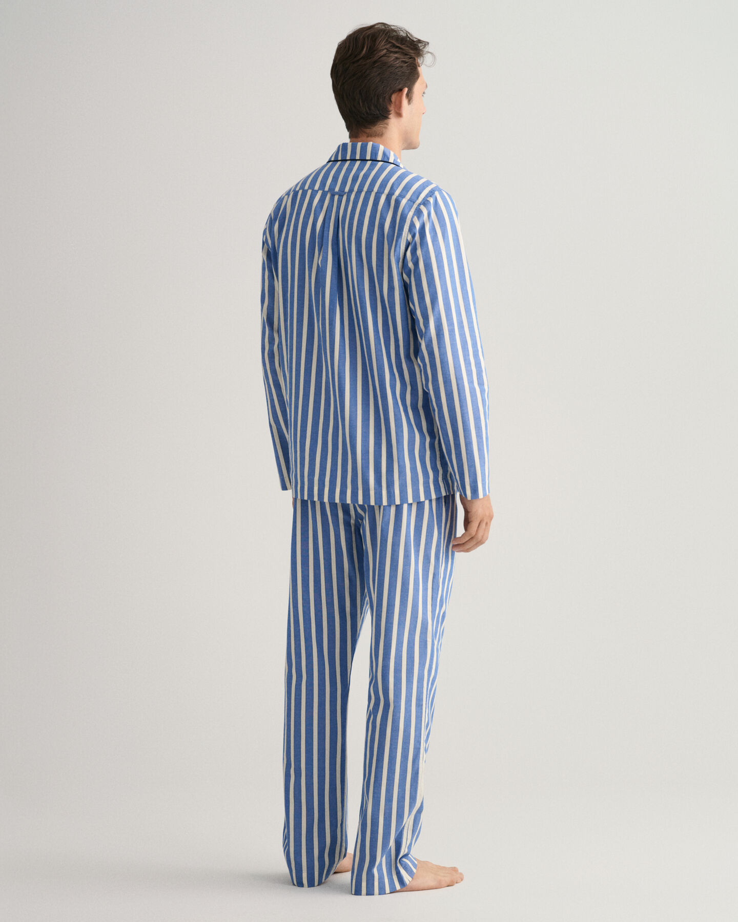 Oxford stribet pyjamassæt