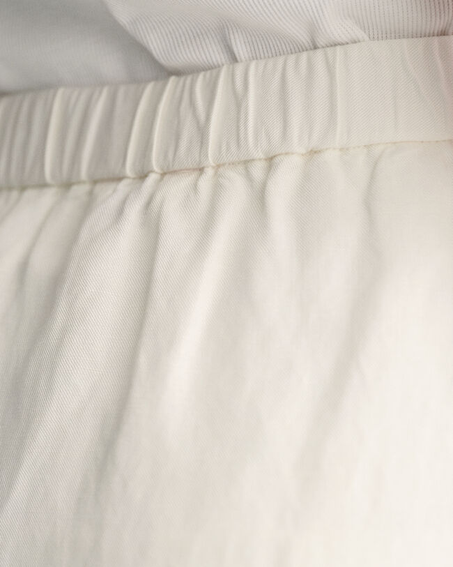 Midi-nederdel i hørblanding