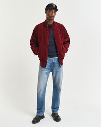 Crewneck sweater i ekstra fin lammeuld