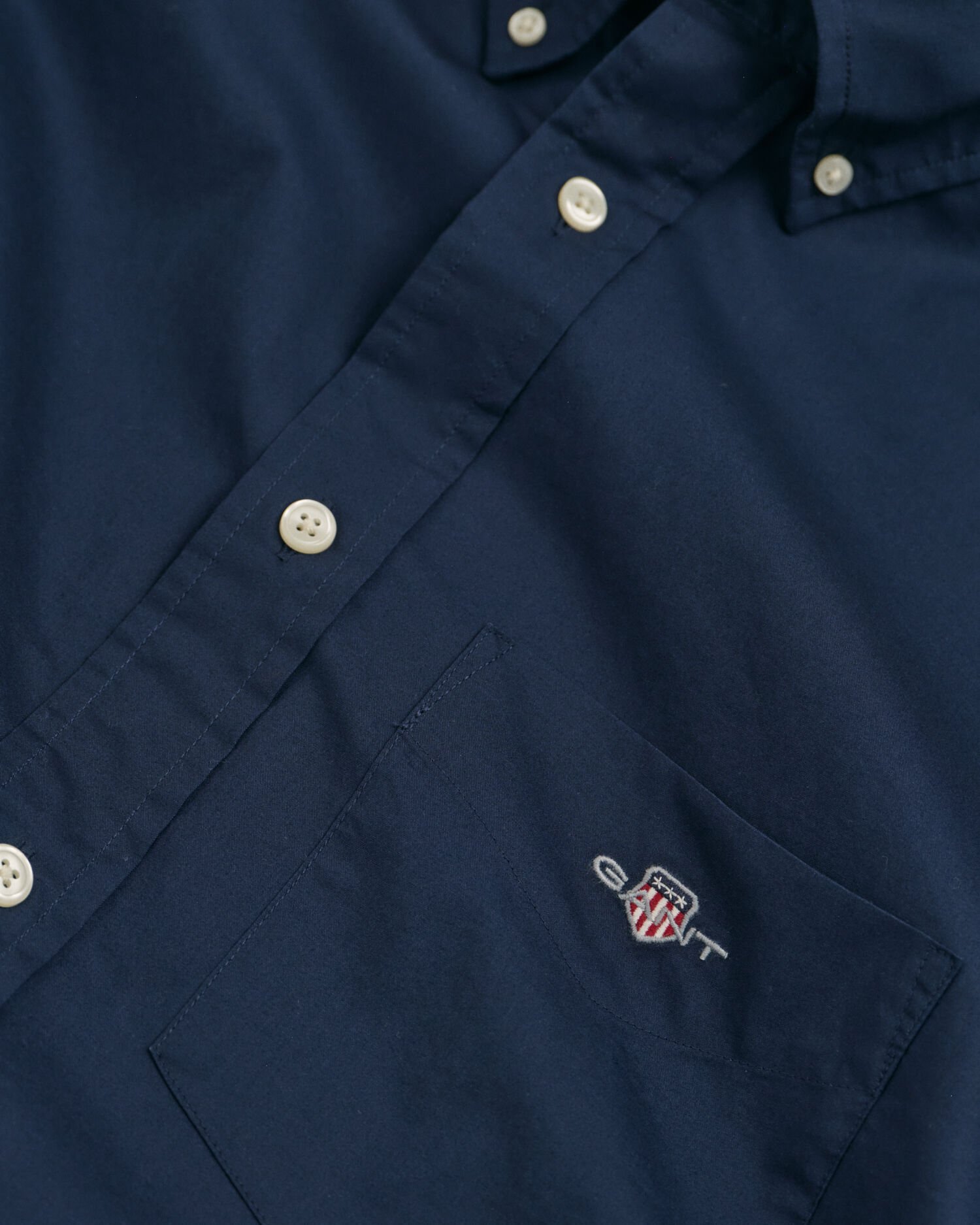 Regular fit klassisk poplin-skjorte