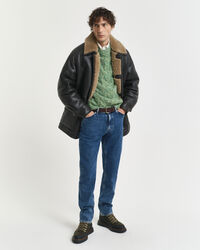 Regular fit jeans i let vask