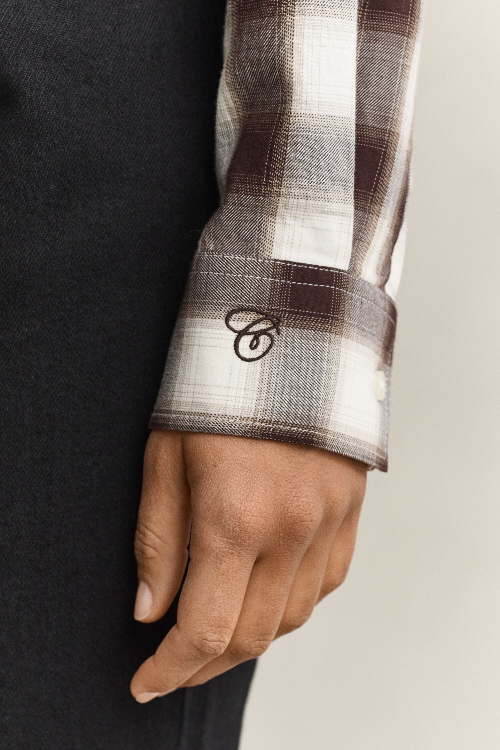 Regular flannelskjorte