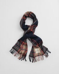 Skotskternet uldhalstørklæde