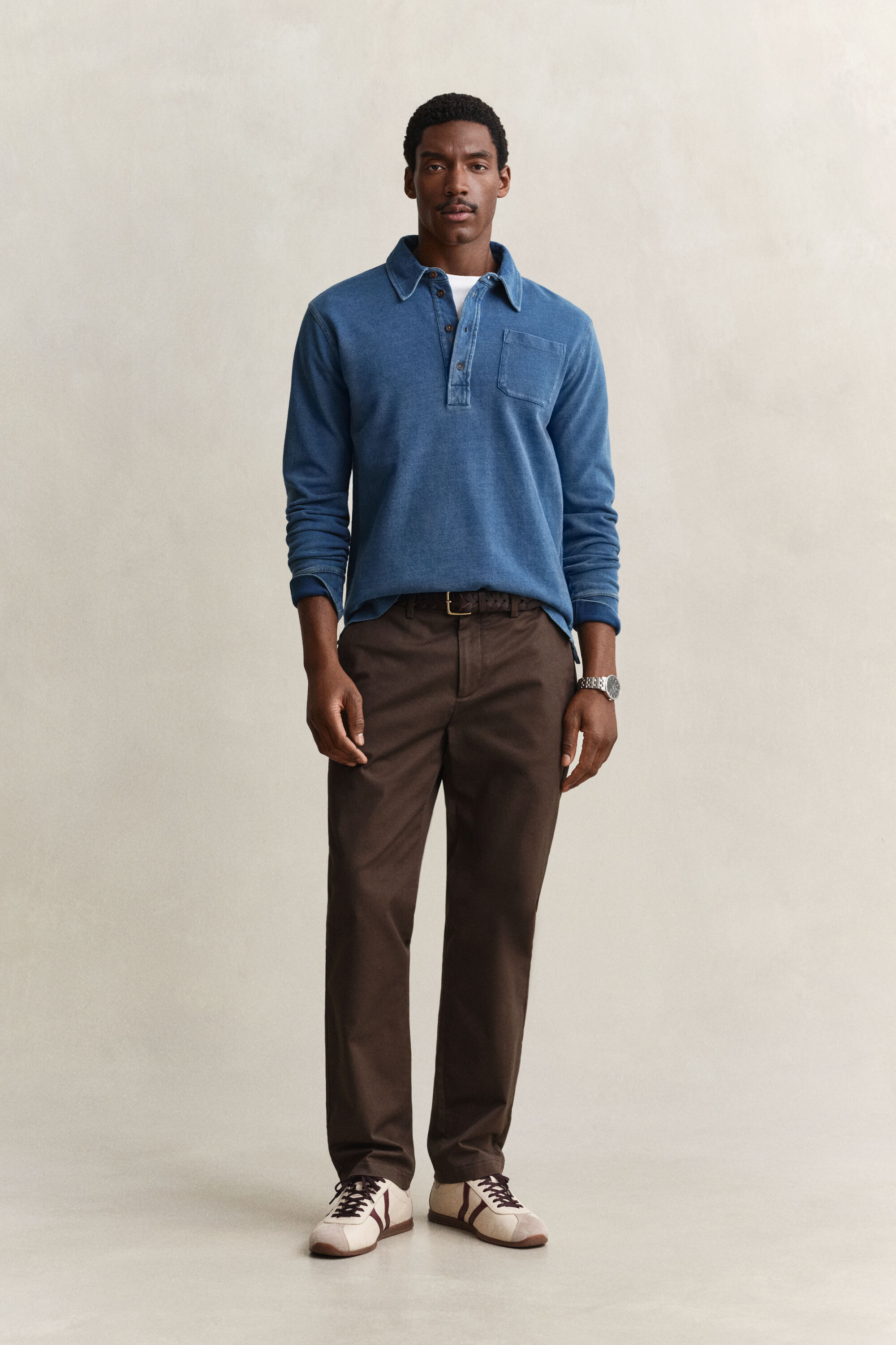 Regular fit smarte chinobukser