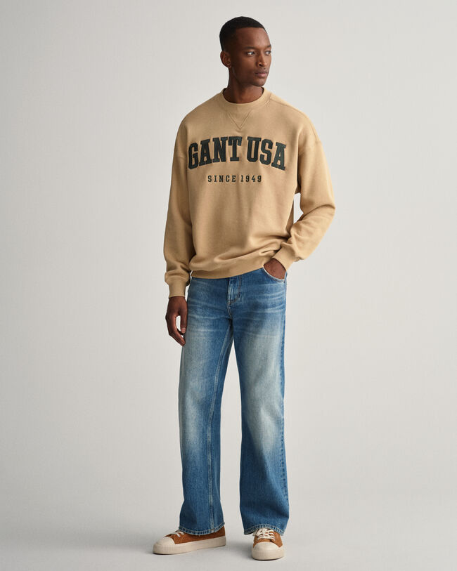 USA Graphic sweatshirt med crewneck