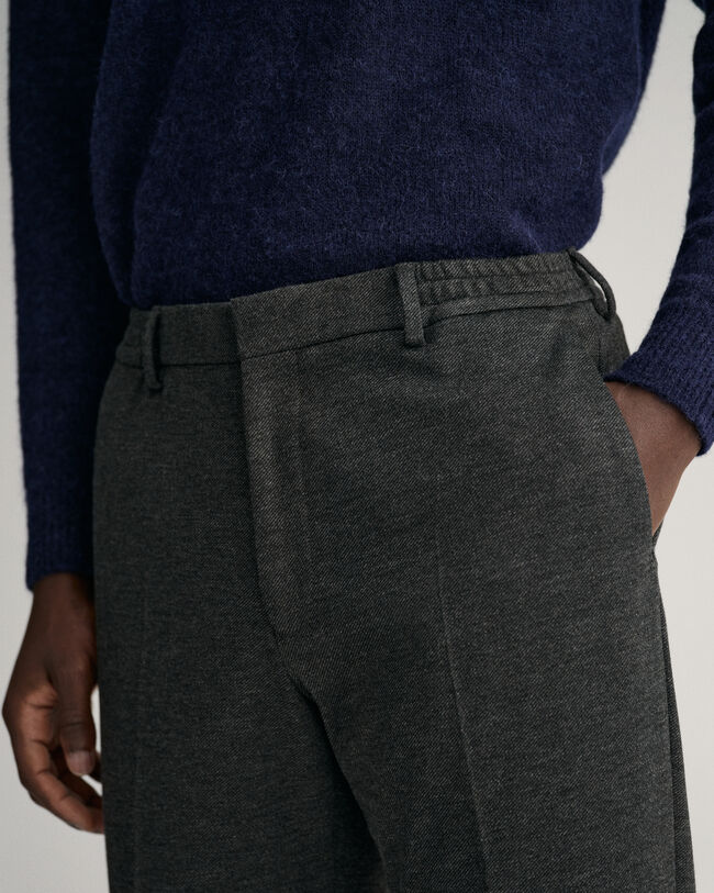 Jakkes&aelig;t-bukser af jersey