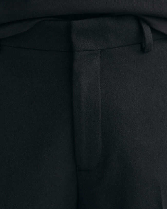 Slim fit bukser af flannel