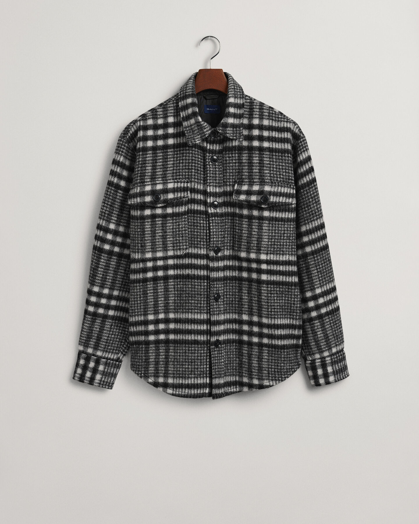 Houndstooth overskjorte