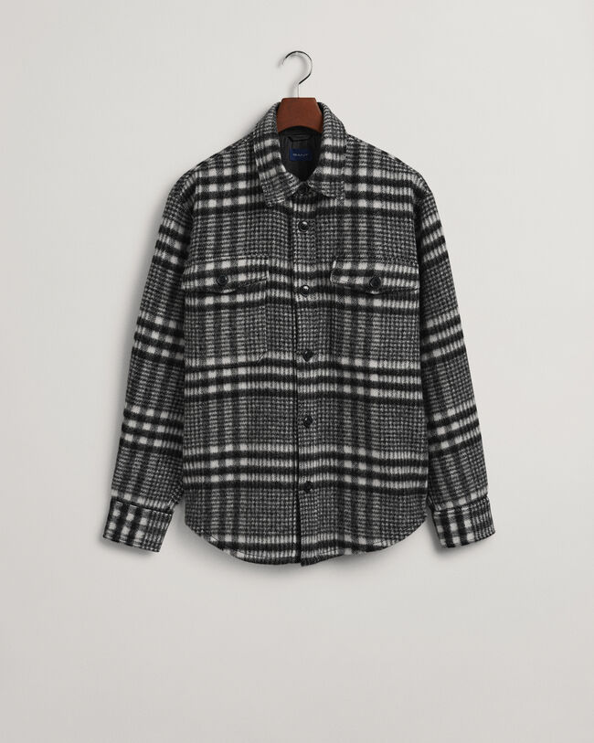 Houndstooth overskjorte