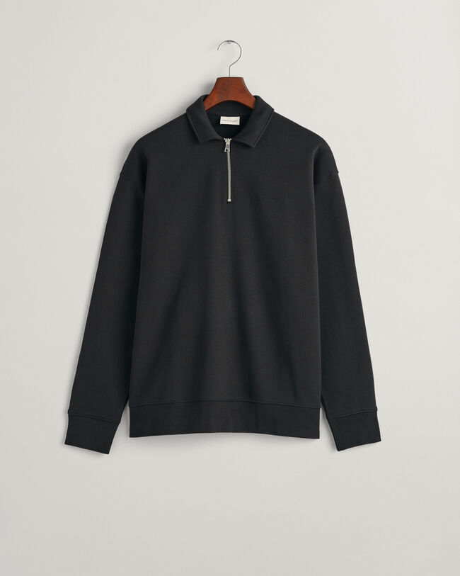GANT Icon sweatshirt med halv lynlås