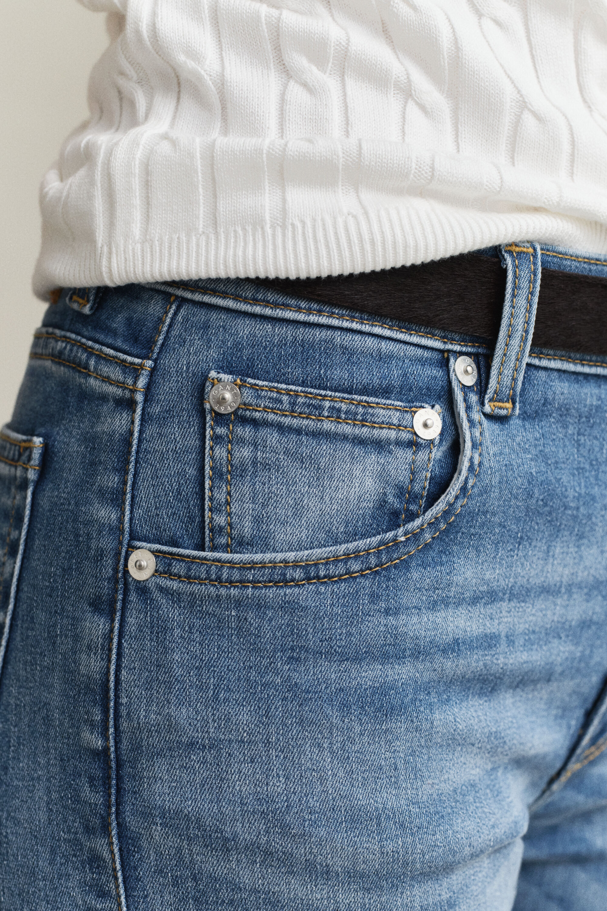 Skinny jeans med stræk