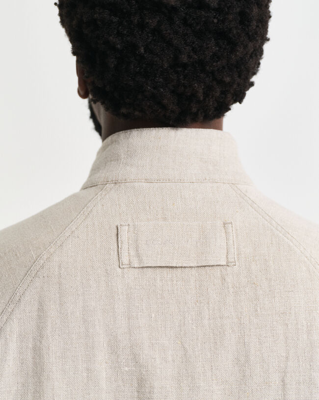 Harrington jakke af hør