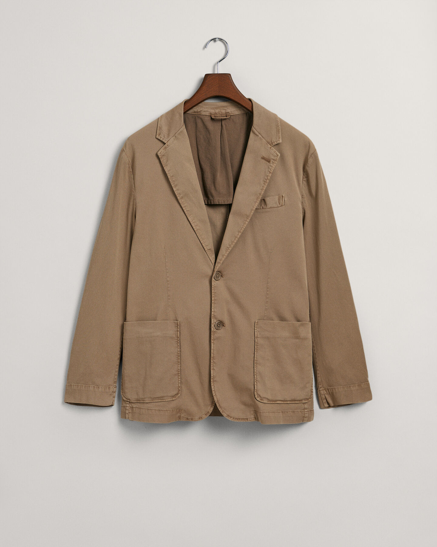 Jakkesæt-blazer af bomuld