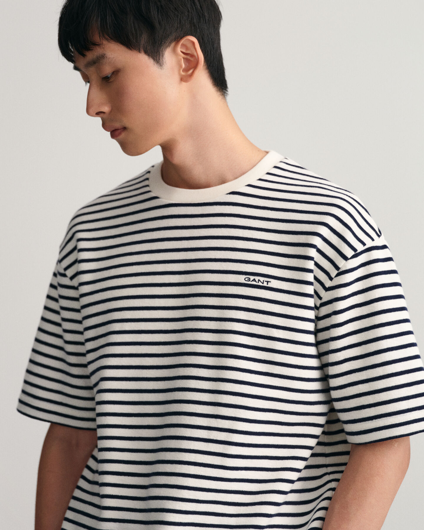 Stribet tung T-shirt